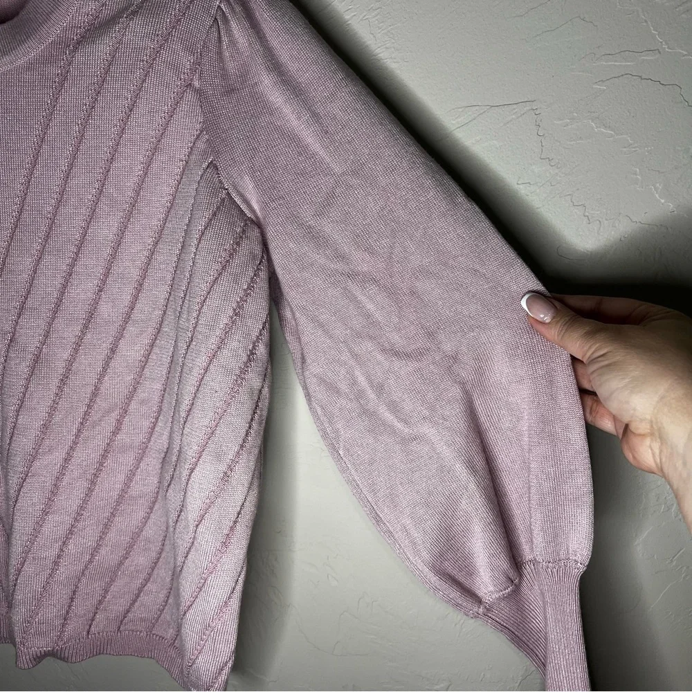 IO Mauve‎ Lantern Sleeves Sweater